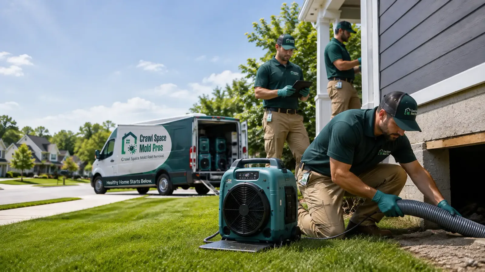 Crawl Space Mold Removal in Comfort, TX